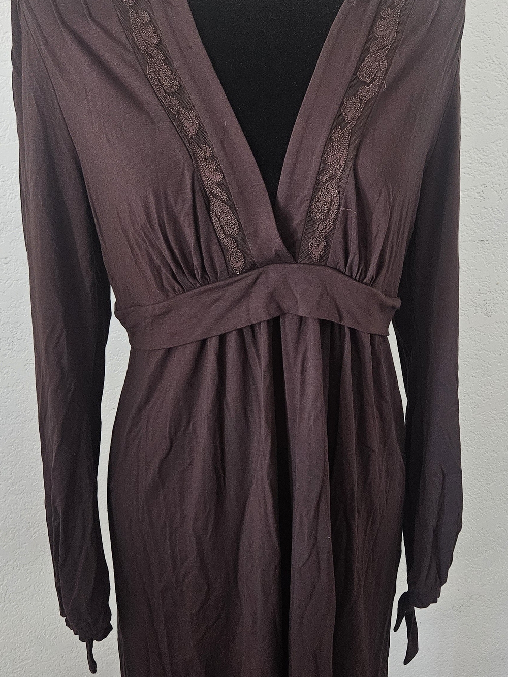 BCBGMaxAzria Brown Dress Large